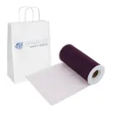 5 pcs Plum Purple 6" x 25 Yd Tulle Fabric Roll Spool Wedding Bow Party Decor uf