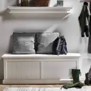 Halifax Medium Blanket and Storage Box - White