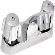 Proplus 2498343 Lavatory Faucet with Two Handles, 1.8 Gpm, Chrome, Lead Free