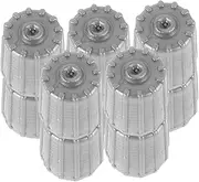 Parliky 10Pcs Valve Stem Caps with Sealing Rings for Cars Bicycles and Motorcycles Durable Plastic Tire Valve Caps to Prevent Air Leakage and Ensure Optimal Tire Pressure