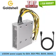 Goldshell 1500W Power Supply for BOX PRO KD BOX CK BOX MINI DOGE HS B0X II