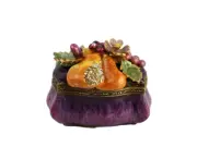 JAY STRONGWATER DARJEELING PEARS KEATON TRINKET BOX SWAROVSKI USA NEW NO BOX
