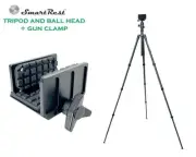 SmartRest Tripod & Ball Head & Gun Clamp - SRTL + GC