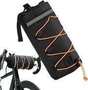 Bike Phone Bag, Cycling Handlebar Bag, Large Capacity Waterproof Detachable Quick-Release Frame Cargo for Water Bottle Phone