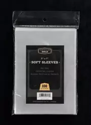 100 Ultra CBG Pro 5x7 5 x 7 Photo Postcards Soft Sleeves - Premium Protection!