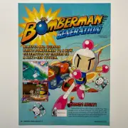 2002 Bomberman Generation Promo - Nintendo GameCube - Video Game Print/Ad Poster