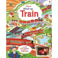 在飛比找蝦皮購物優惠-英國正版Usborne Wind-Up Train火車拼圖軌