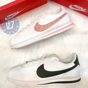 實體店面-帝安諾-NIKE CORTEZ  阿甘  白 白黑 白底黑勾 豹紋 白藍紅 白紅紅  AH7528102