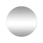[Sleeping Giant] Minim Round Wall Mirror White - 90cm