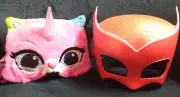 Nickelodeon RAINBOW BUTTERFLY UNICORN KITTY VISION + OWLETTE Kids Cosplay Masks
