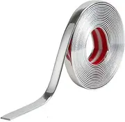 16.5ft Automotive Exterior and Interior Molding Trim Self Adhesive DIY Strip Line Decoration for Car/Truck Door Window Side, Scratchproof Tape (Color: Chrome, Size: 18mm/0.70)