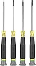 Klein Tools 85616 Precision Torx Screwdriver Set, T6H, T8H, T10H and T15H Tamperproof TORX Security Screwdrivers with Cushion-Grip Handles