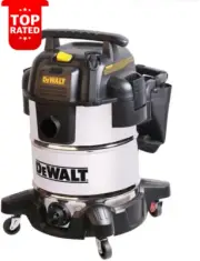 1250W 38L Wet and Dry Vacuum Cleaner Stainless Steel Drum 5HP Motor 2.1M Hose 4