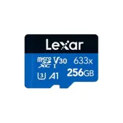 Lexar Media 256GB High-Performance 633x microSDHC/microSDXC UHS-I Cards BLUE