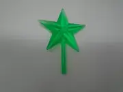 Green Star Tree Topper for Ceramic Christmas Tree