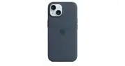 iPhone 15 Silicone Case with MagSafe — Storm Blue