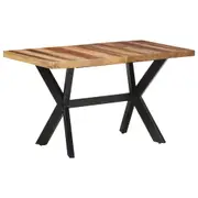 Dining Table 140x70x75 cm Solid Wood with Honey Finish vidaXL