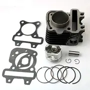 70cc 47mm Big Bore Cylinder Block Kit For A-pr-il-ia Sc-ar-ab-eo 50 Sport City One 50cc 4T 2V Scooter Engine Parts Motorcycle replacement parts