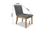 ABBOT Set of 2 Dining Chairs