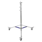 Spectrum Heavy-Duty 345cm Stainless Steel Junior-Pin Roller Combo Light Stand...