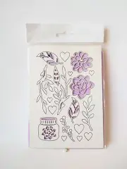 Fantasy Chipboard, Scrapbooking Embellishments, Flowers, Vines, Feathers #1684