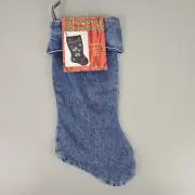 New Innovo Create Your Own Christmas Holiday Stocking Stonewashed Denim Craft