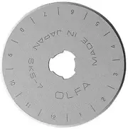 5 Olfa 45mm Rotary Cutter Blades RB45-5 Tungsten Carbide Steel
