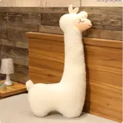 75cm Lovely Alpaca Plush Toy Japanese Alpaca Soft Stuffed Cute Sheep Llama White