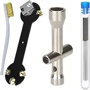 13Pcs 13 in 1 Wrench + Mini Cross Socket + Nozzle Brush + Cleaning Needles Compatible with Ender 3 / MK8 3D Printer Parts Tools