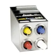 Dispense-Rite CTC-L-2X2SS Countertop Cup Dispensers