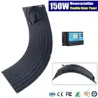 12V 150W FLEXIBLE MONO SOLAR PANEL BOAT BATTERY CHARGING 150WATT+REGULATOR *NEW*