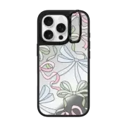 iPhone 16 Pro Mirror Ring Stand Case MagSafe Compatible Ribbons