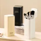 with Lid Automatic Lifting Makeup Brush Holder Desktop Organizer