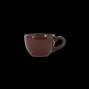 Tuxton China Inc DMF-0301 DuraTux 3 oz. Mahogany Ceramic Cappuccino Cup - 2 Doz