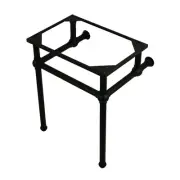 Kingston VBH242030MB Templeton Basin Holder 24" Console Sink Legs , Matte Black