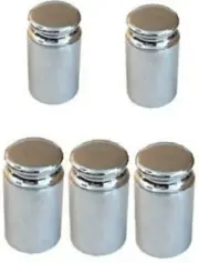 5 x Calibration Weight 500g Precision Chrome Plated Steel for Balance Scales _
