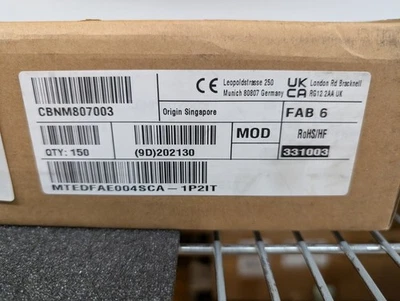New, Micron Tech, MTEDFAE004SCA-1P2IT, USB Flash Drives USB 3.1 4GB 5V Tray