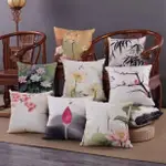 INK FLOWERS, COTTON AND LINEN PRINTING FURNITURE DECORATION