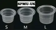 SPMU Ink Cups Pots Microblading - Tattoo Pigment Holder, Plastic Pigment Pot