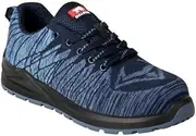 [Bullstar] Worxtar S1P 2658-0-2707-45 Safety Shoes (Colour Pigeon Blue/Navy, Size 45, Unisex, with Steel Toe Cap, Breathable, Non-Slip, Work Shoes, Protective Shoes)