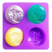 Face Portrait Modeling Silica Gel Soap Mold Moon Face Mold DIY Soap Making Mold