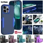 For iPhone 16 Pro Max 15 14 13 12 11 XS 8 Plus Case Shockproof Heavy Duty Cover