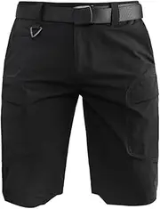 [YABOO] Tactical Combat Pants Quick Dry Shorts Outdoor Sports BDU Hunting Shooting Battle Dress Black