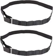 [JEWEDECO] 2Pcs Adjustable Shirt Stay Belts for Men and Women Crease Elastic Shirt Holder Practical for Daily Use Comfortable Fit Prevents Tucking