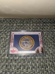 2020 DECISION Governor State Flags Pete Ricketts GF27 #1/1 Red Nebraska