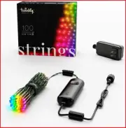 Twinkly App Controlled Smart Light String 100 LED RGB Generation II - Multi 26ft