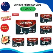 Lenovo 1TB 2TB 128/256/512GB Micro SD Card Class10 V60 TF Memory Card High Speed