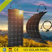 380W Flexible Solar Panel Kit 12V 380 Watt Mono Caravan Camping Charging Battery