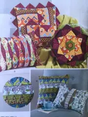 Simplicity Sewing Pattern 1340 0629 Decorative Pillows Round Rectangle Uncut