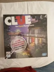 Clue Board Game Mystery Game Brand New Unopened - 2 Crime Scenes
